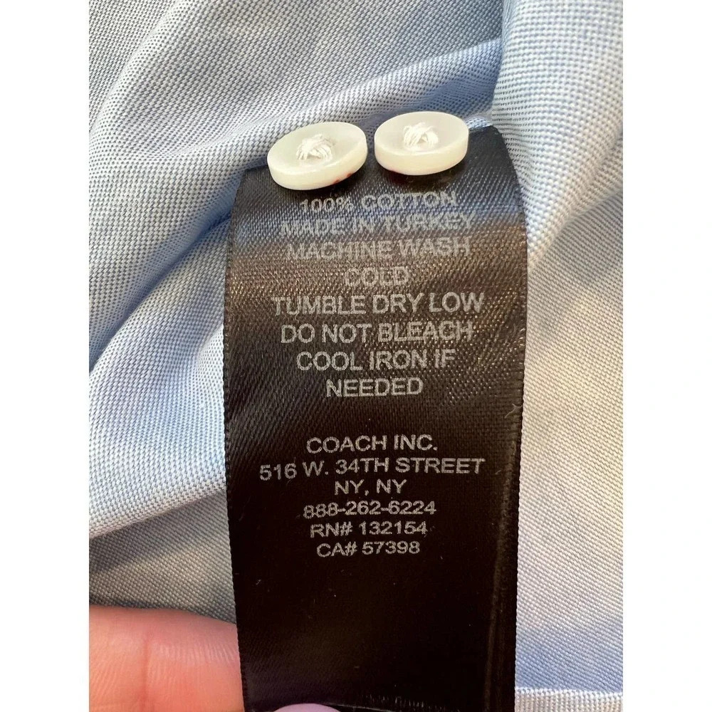Coach Button Shirt View 6